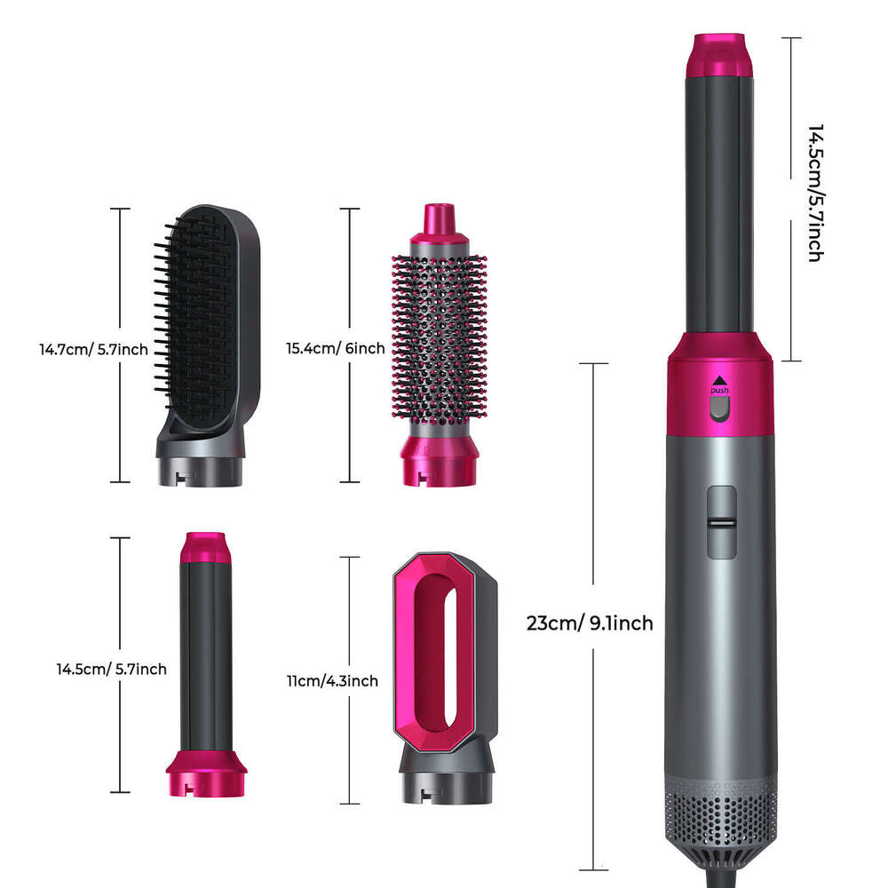 Famous Brand Cross Border Hot Selling In Air Straightening Curling Home Blow Comb Personal Use CKS