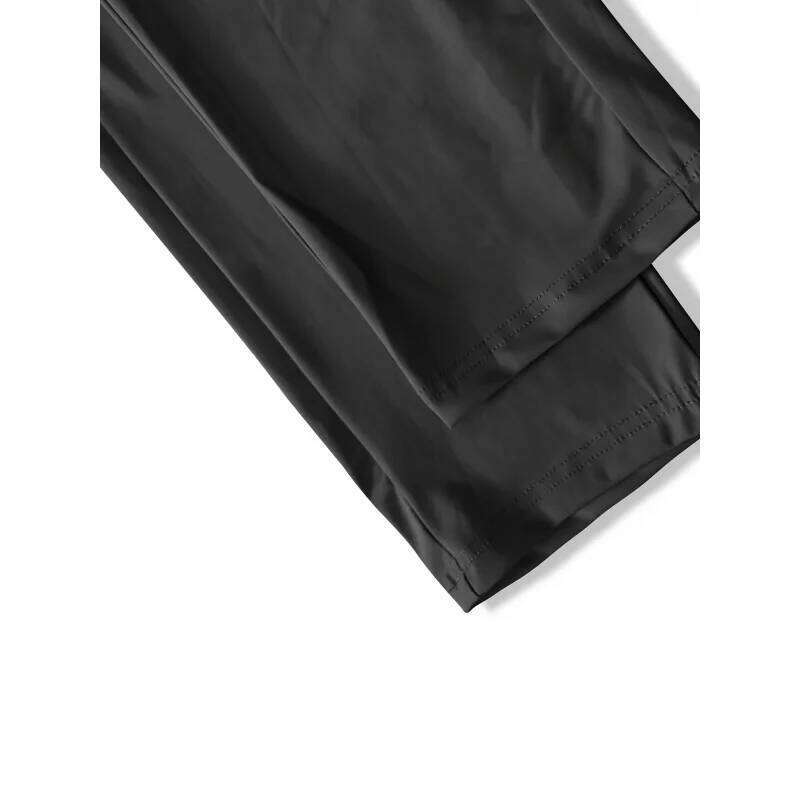 Sweatpants Man Fishing Men's High Stretch Ice Silk Jogging With Zipper Pockets Breathable Elastic Sports Pants Mens Gift