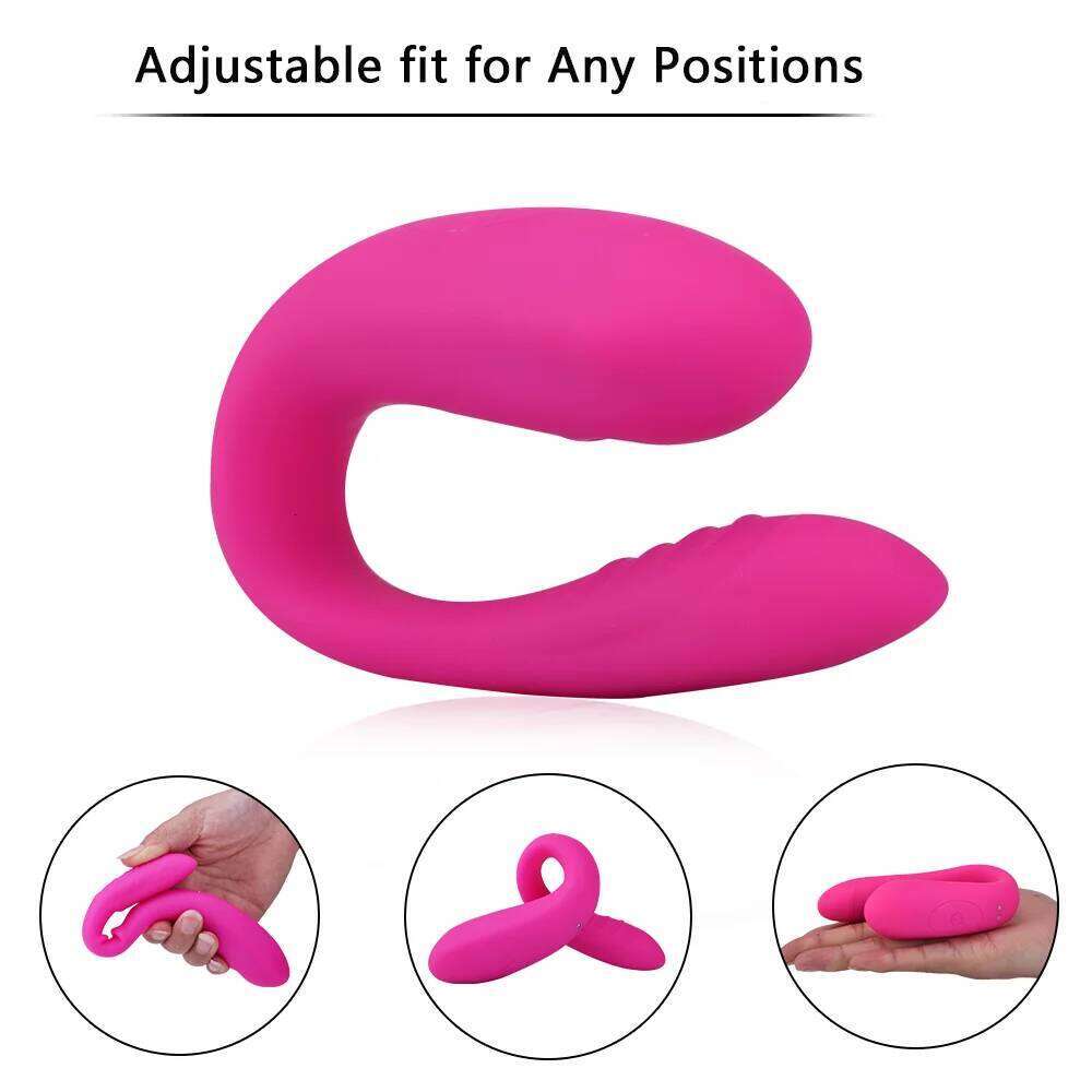 10 Speed Vibrator Dildo Clitoris Sucker Vaginal Vibrators Women Remote Control G Spot Dual Stimulator Sex Toy For Couple W260305