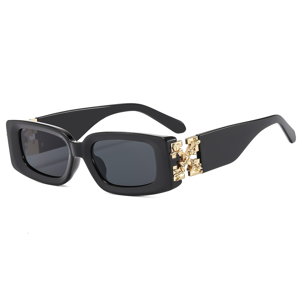 Cross Border New Fashionable Outdoor Bicycle Sunglasses Frame Sunglasses Designer Sunglasses European And American Metal Snowflake Style Sunglasses With Box