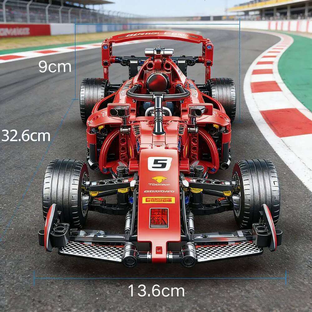 455PCS RC Race Cars Sets MOC Sports Car Blocks Set 1:18 Pull Back DIY Vehicle Kits Building Toys for Kids Holiday Gifts Z260305