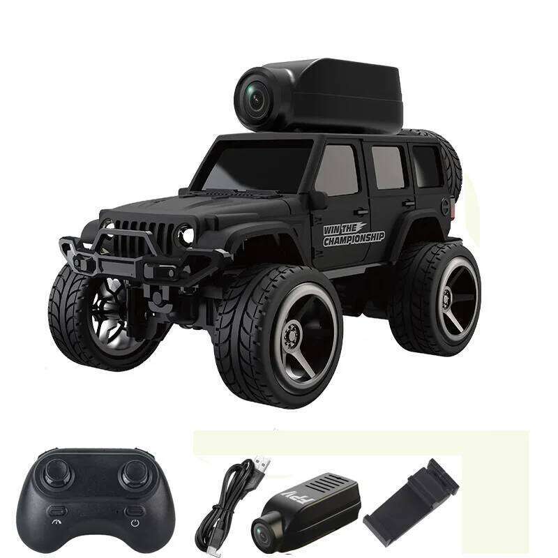 KF32 1:64 RC Mini Climbing Car With LED Light and HD Camera Wifi APP Control High Speed Racing Stunt Vehicle Toys For Kids C260305