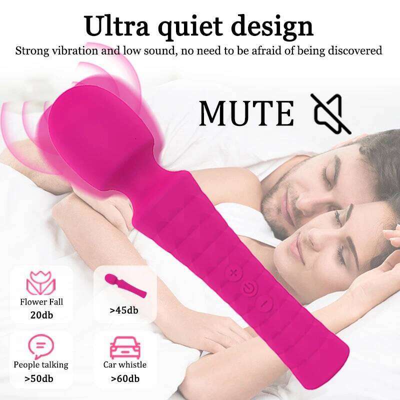 Powerful Vibrator AV Magic Wand Clitoris Stimulator Female G Spot Massage Stick Erotic Sex Toys For Women Adult Product W260305