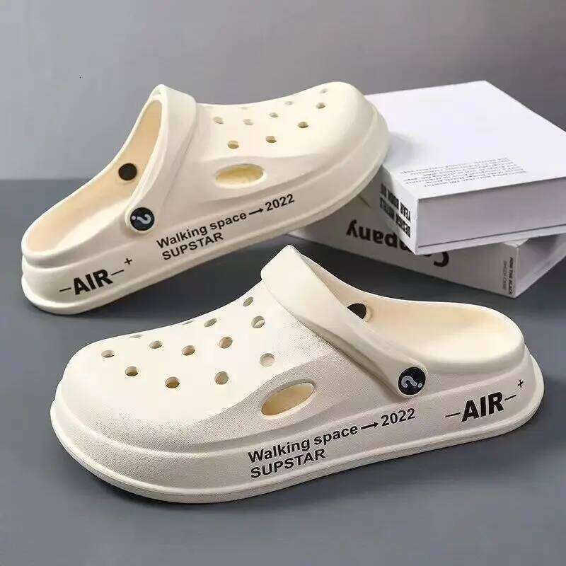 2024 Women Hole Girl Beach Eva Light Sandals Home Slippers Outdoor Summer Wading Sneaker Non-Slip Shoes