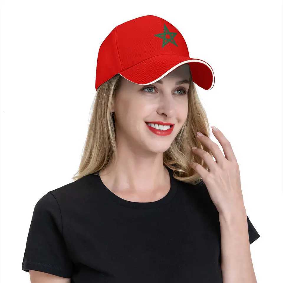 Morocco Flag Outfits Men Women Baseball Cap Trucker Hat Unique Daily Headwear Adjustable Snapback Cap S260306