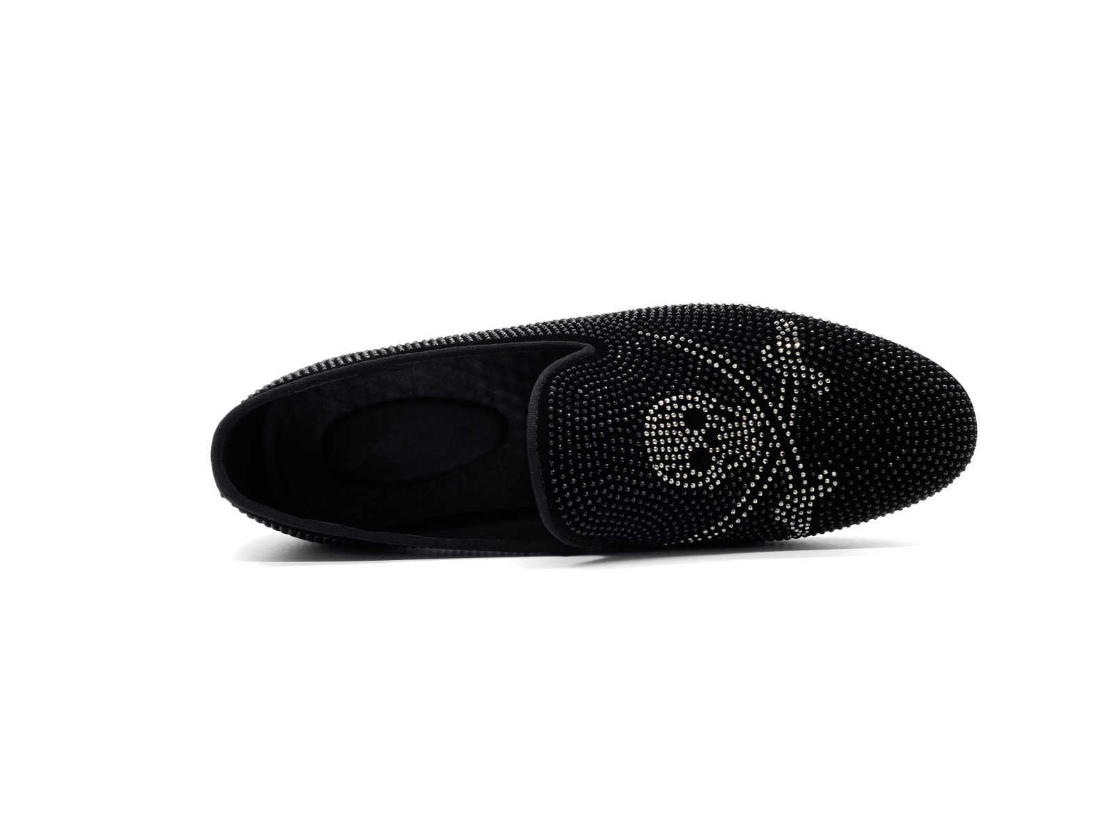 NXY Brand Loafers Shoes Diamond Flat Bottom Classic Black With Diamonds Comfortable Slipper Flip Flops Luxury Sparkling With Diamonds Shoes