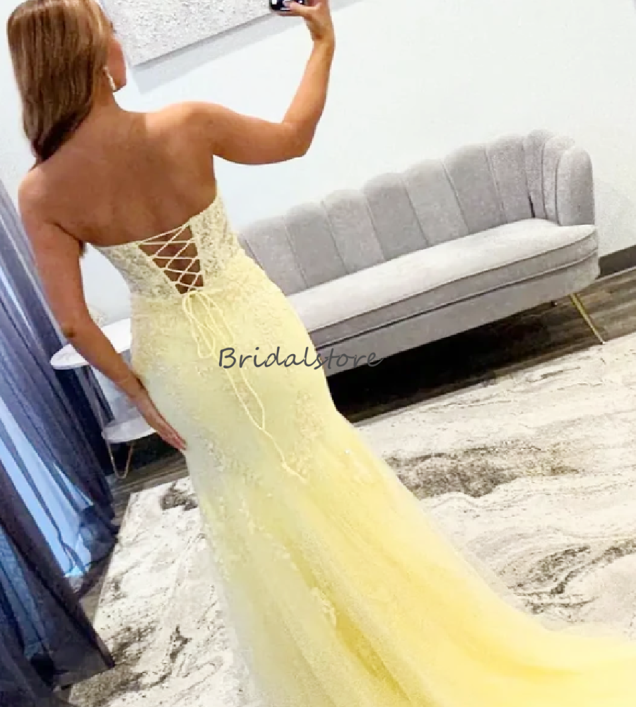 Romantic Light Blue Lace Prom Dress 2026 Sweetheart Sexy Slit Evening Gowns Corset Mermaid Formal Birthday Gowns Floor Length Bespoke Occasion Party V