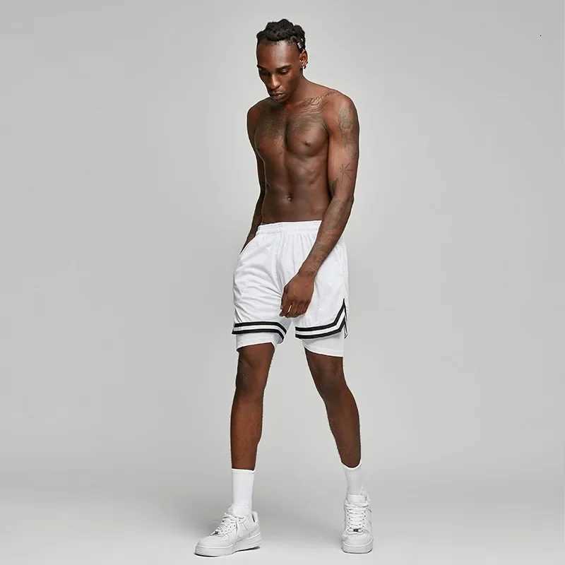 Fake Two Basketball Shorts Loose American Anti-light Men Women Ball Pants Summer Quasi-training Running Sports Five-point Pants X260306