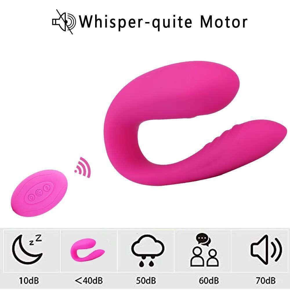 10 Speed Vibrator Dildo Clitoris Sucker Vaginal Vibrators Women Remote Control G Spot Dual Stimulator Sex Toy For Couple W260305