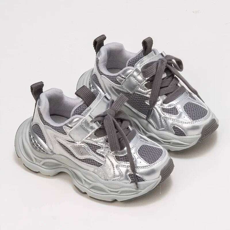 Children Casual Shoes for Girls Boys Autumn New Fashion Korean Style Soft Bottom Anti-slippery Versatile Outside Sneakers 26Y0304