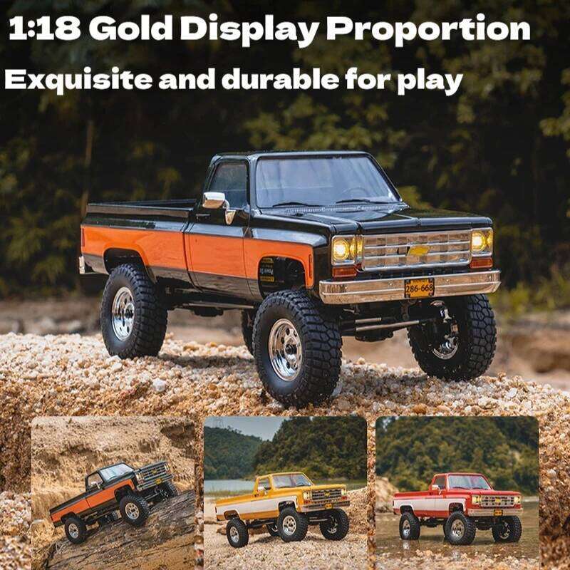 Fms 1/18 Scale K10 Fcx Performance Rc Car 4wd High-Speed Remote Control Off-Road Climbing Toy Electric Vehicle Model C260305