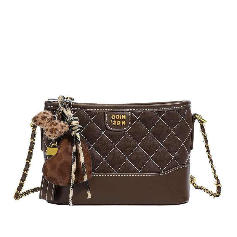 Women Colour Trend New Fashionable Versatile Small Square Stylish Chain Shoulder Bag Style Crossbody Bag
