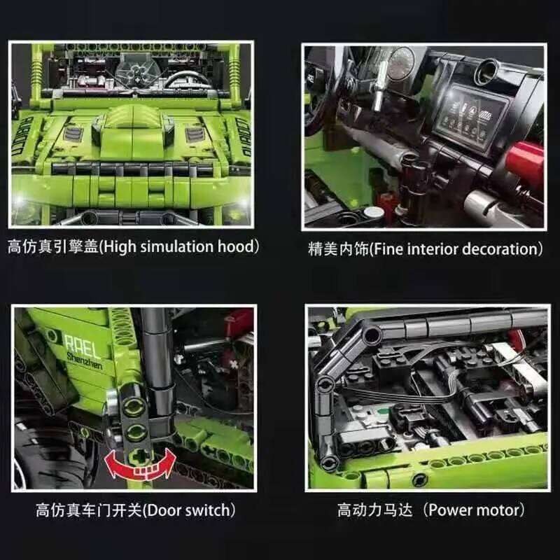 Technical Car APP Remote Control Motor Power SUV Series Building Blocks Bricks MOC Off-road Vehicle Model Sets Boy Toys Kid Gift Z260306