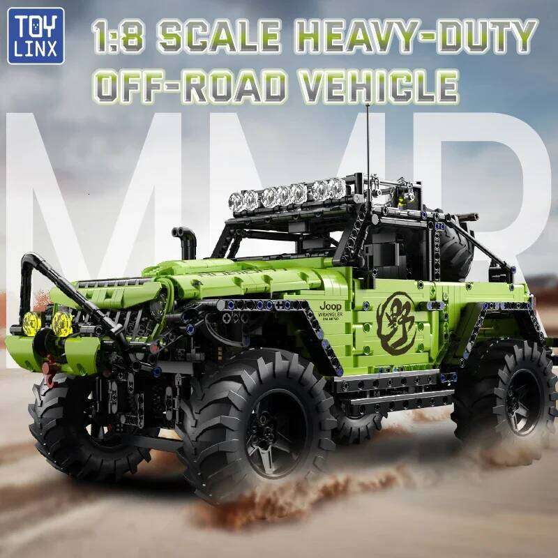 TOYLYNX DIY Moc Off-road Vehicle Building Blocks 1:8 Racing Car Model Toys Gift Children Adult Birthday Christmas Gifts Set Z260305