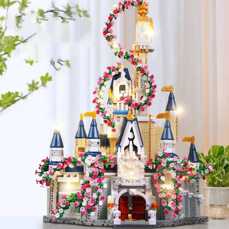 Sakura Manor 4750-Piece Building Block Set - Ideal Gift for Christmas, Valentine's Day, New Year's and Halloween | Durable Abs Material Z260