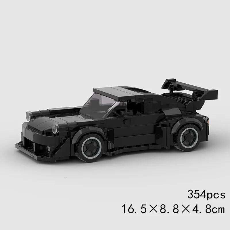 911turbo Block MOC Black Bird 930 Turbo Building Blocks Car Championed Racing Z260305