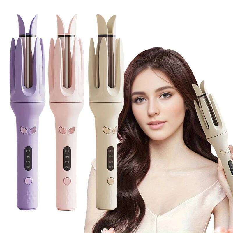 Automatic Curler 28mm Negative Ions Electric Ceramic Hair Stick Rotating Curl Waves Anti-Tangle Curling Iron Styler 26Y0306