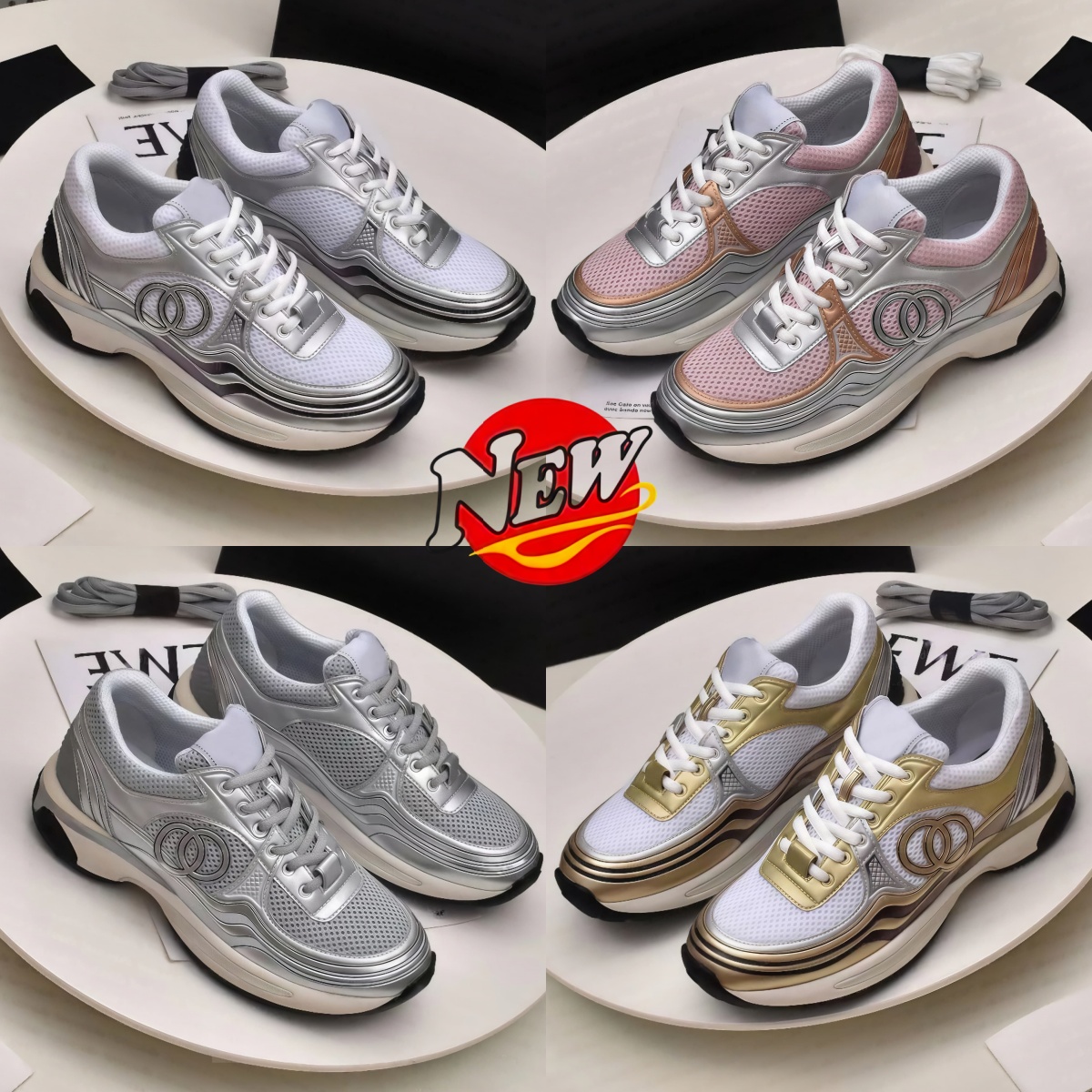 Designer women casual shoes high quality luxury mesh shoes sneakers comfortable breathable wear resistant non slip outdoor casual shoes 36-42