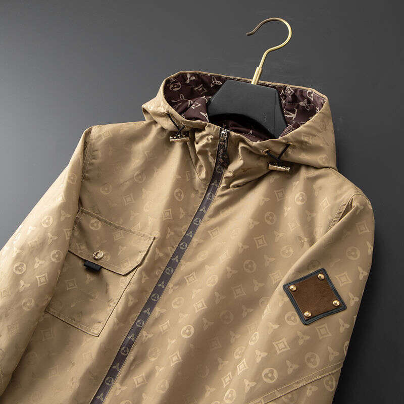 2026 Autumn New Lightweight High-End Hooded Jacket Casual Trendy Brand Top Men's Clothing
