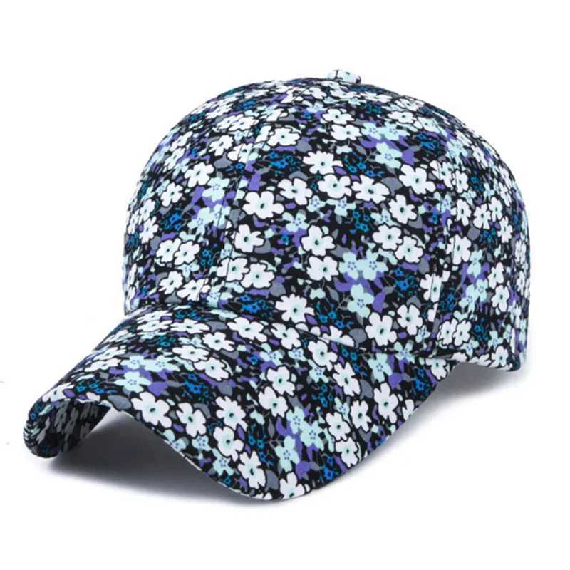 Sunscreen Baseball Rose Floral Print Cap For Women Casual Sport Caps Casual Fashion Dome Hats Golf Hat Beach Hat Drop Ship 2023 S260306