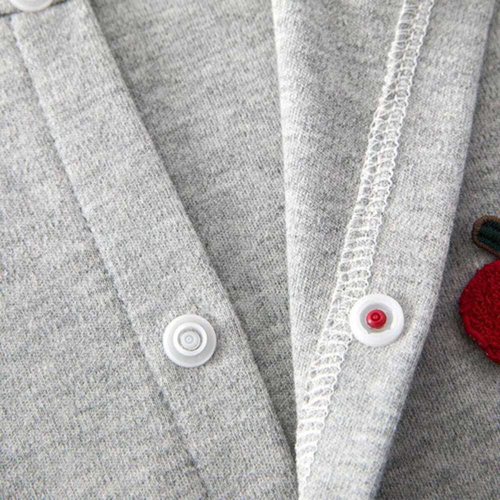 AYNIGIELL 2026 New Solid Color High-quality Pure Cotton Breathable Jumpsuit 0-18 Months Male Baby Girl Clothing Z260306