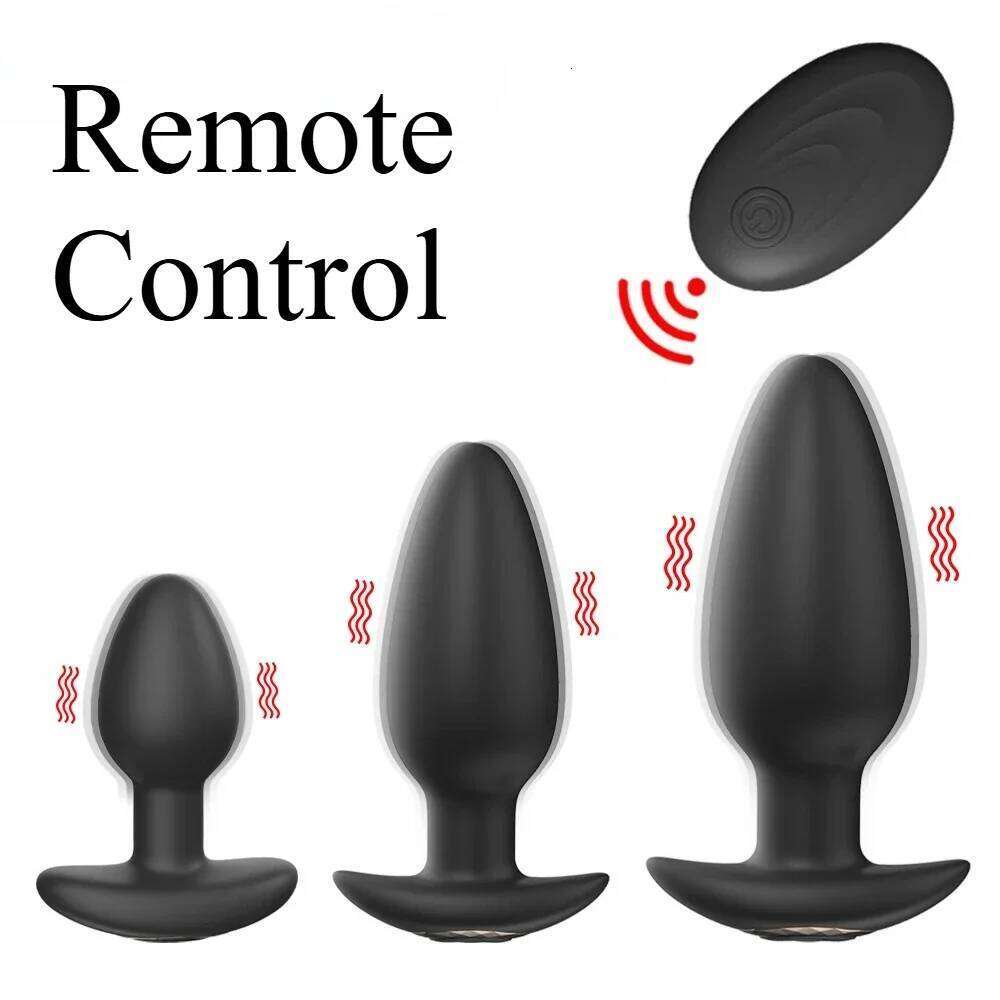 Remote Control Vibrating Anal Butt Plug - Prostate Massager & Clitoral Stimulator, Wireless Sex Toy for Women, Men, Gay Adults W260305