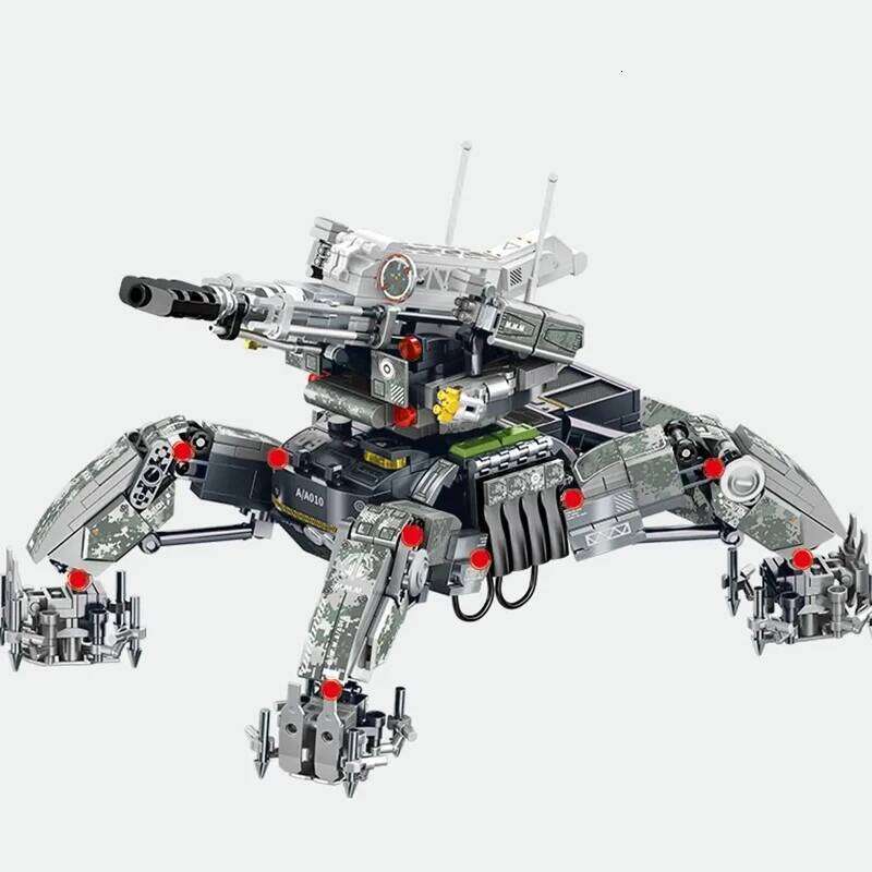 Wandering Earth A010 Mobile Military Building BlocksCrimson Toys Mecha Heavy Artillery Movable Model Adults Gifts 839pcs Z260306