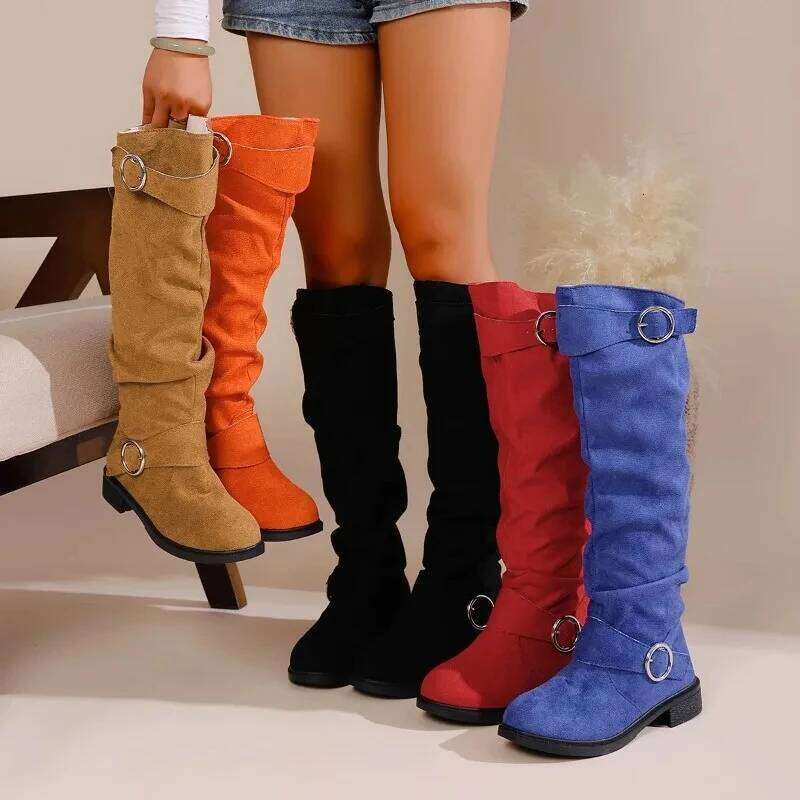 2025 autumn winter new retro minimalist fashion fashionable and comfortable women's boots