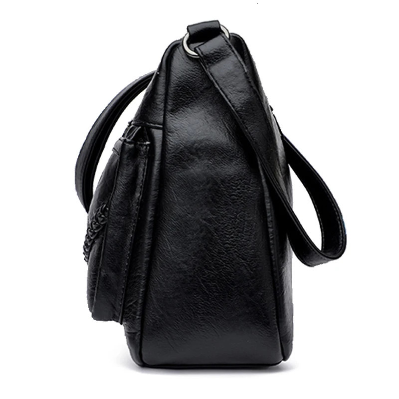 Neutral style shoulder bag for men and women Mother with braided decoration Suitable traveling outings 260227
