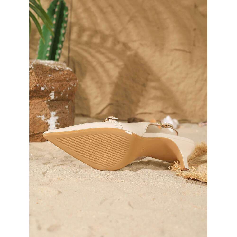 Sexy Pointed-Toe Women's Comfortable Fashion Sandals, Minimalist Versatile Stiletto Heels