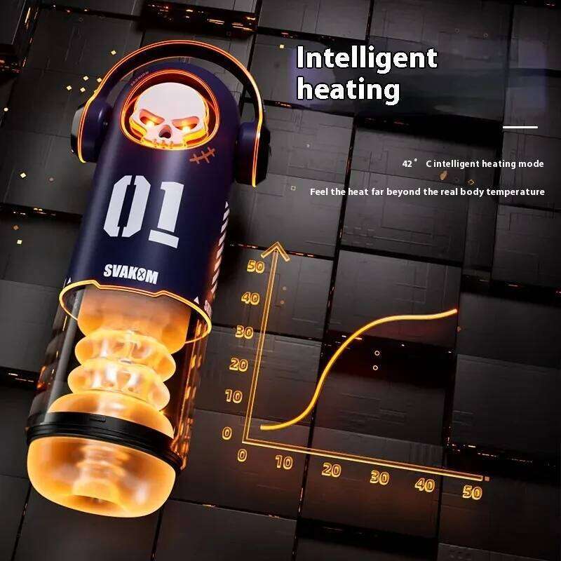 Handheld Design Fully Automatic Telescopic Vibration Heating 3 In 1 Male Masturbation Sex Machine Penis Stroking Toys Adult Men W260305