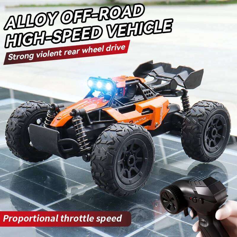Remote Control Car RC Drift Racing 1:32 Vehicle Off Road Alloy 2.4G Radio High-Speed Trucks With LED Light Climbing Gift Kid Toy C260305