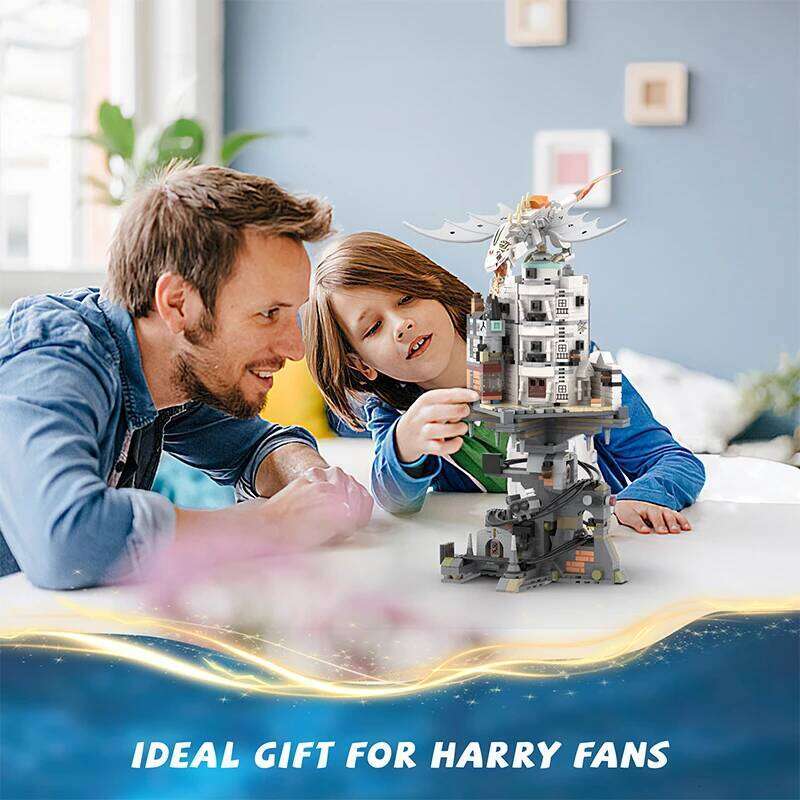 Wizard Tower Magic World Dragon MOC Building Bricks Set Blocks Toys For Kids Children Adult Birthday Gifts 1056pcs Gringottses Z260305