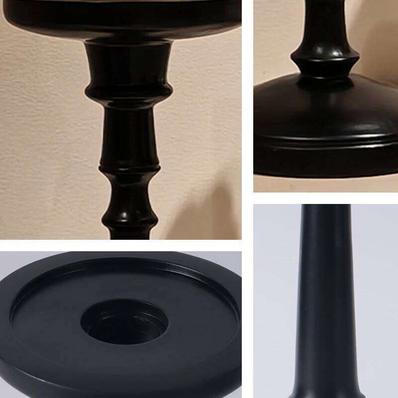 Minimalist Column Candlestick Sculpture Home Decor Resin Candle Holder for Bedroom, Living Room, and Study XJ260305