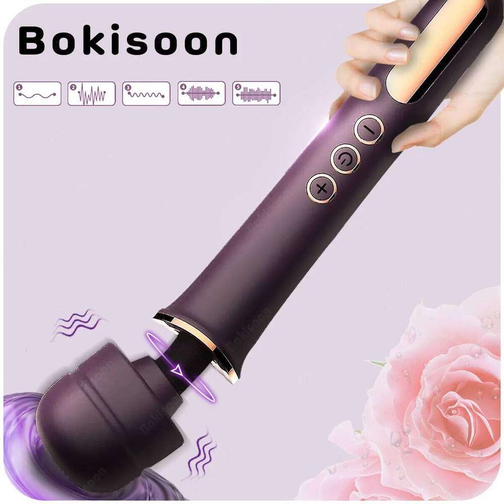 Personal Massager 10 Speed Powerful Big Handheld Cordless Magic Wand Vibrator Clitoris Vibrators Sext Toy for Women W260305