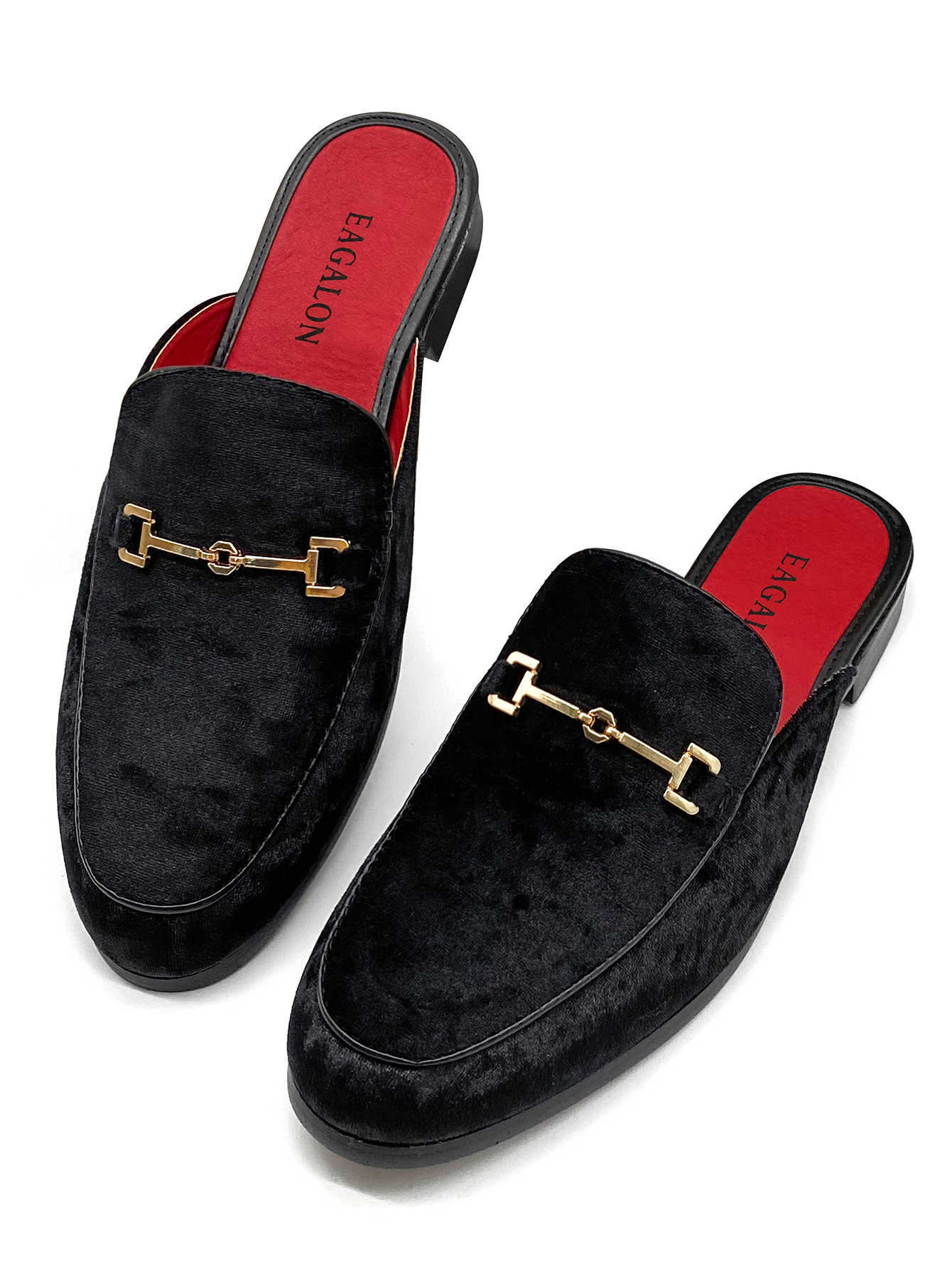 Luxury Half Slides Designer Men Shoes Causal Outdoor Flat Slippers Daily Mens Sandals Fashion Wedding Party Slipper T06R