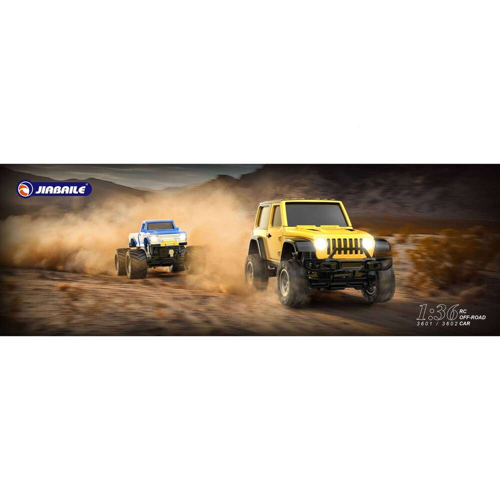 1/36 RC Remote Control Rock Crawler Off Road Car 44 RTR Model Vehicle Light Battery Radio Mini Toy for Children Gifts C260305