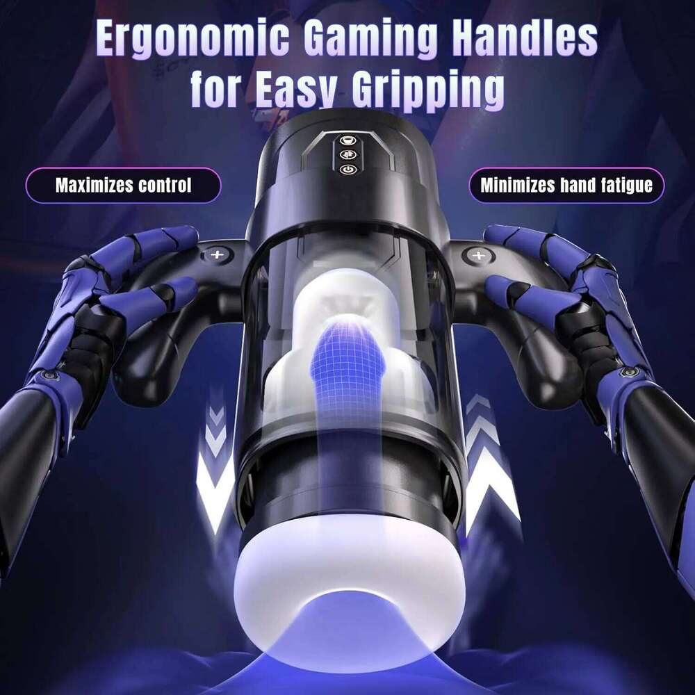 Automatic Masturbator Cup 7 Thrusting & Vibration Modes for Penis Stimulation Electric Male Stroker Pocket Pussy Sex Toys W260305