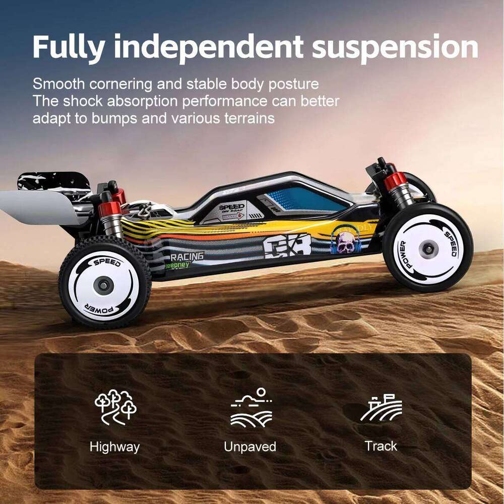 NEW WLtoys 244016 High Speed Remote Control Car 1/24 Scale 2WD Drift Racing Toy 2.4G All Terrain 25KM/H Christmas Gift C260305