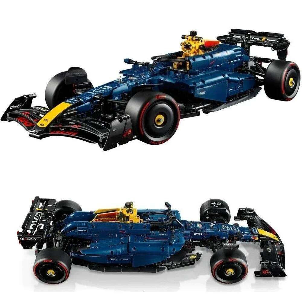 Technical RB20 SF-24 AMG-W14 E Performance Formula Racing Car Building Blocks Assemble Brick Toy Gift For Children Kids Z260305