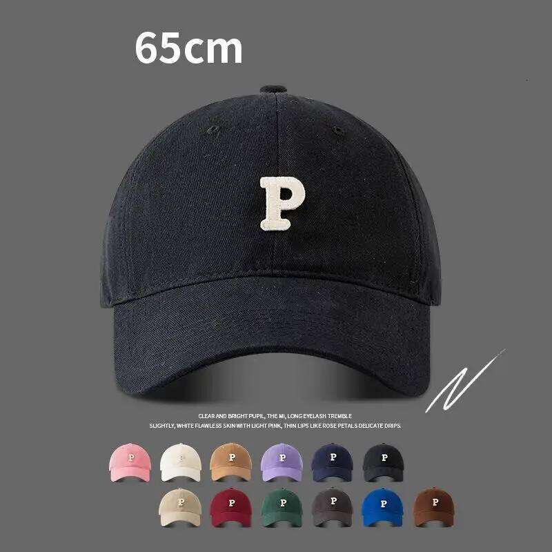 Big Size 59-65cm Cap Women Cotton Large Head Circumference Mens Baseball Caps Trucker Hat Snap Back Gorras Sunshade Y260304