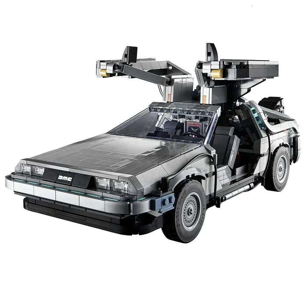 Compatible 10300 Back to the Future Time Machine DeLorean DMC-12 Building Blocks Construction Car Bricks Toys For Children Gifts Z260306