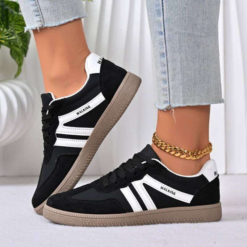 2026 Spring Autumn New Women's Wear resistant and Comfortable Sports Fashion Lace up Low cut Casual Shoes