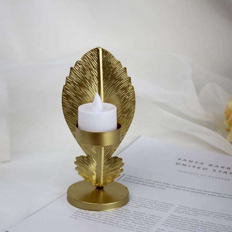 Candle Nordic Iron Art Candlestick Table Decoracion Romantic Dinner Decoration Wedding Centerpiece Tea Light Holder XJ260305