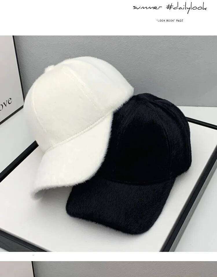 Autumn Winter Hats For Men Baseball Caps Women Velvet Solid Color Snapback Unisex Fashion Accessories Sport Casual Y260304