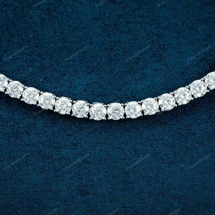 High-quality Moissanite Tennis Bracelet 4mm 65inch Iced Sterling Silver Men Hip Hop Jewelry Party Wholesale Price