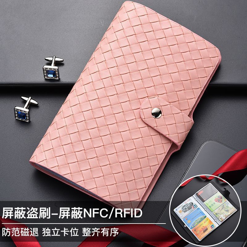2026 Distribution Long Anti-demagnetization Card Luxury Handbag Holder For Men And Women, Large Capacity, Multiple Card Slots Credit Card Holder, Bank