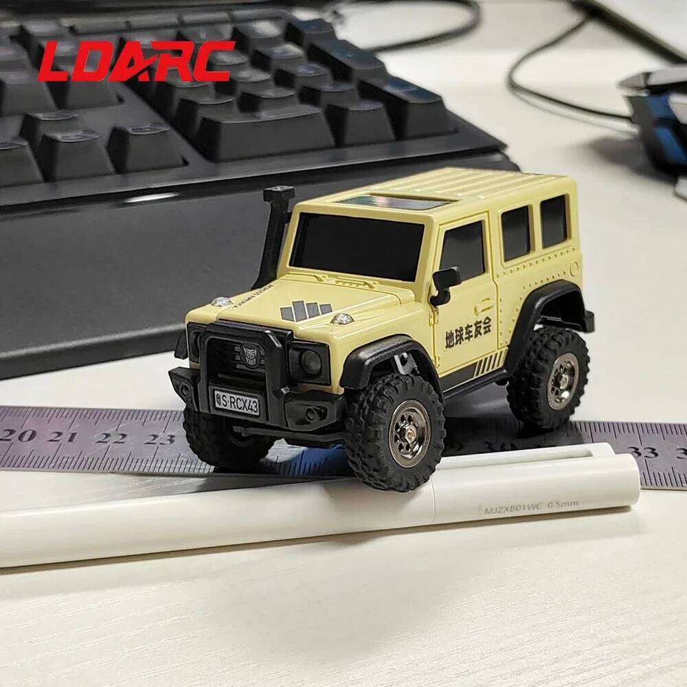 LDARC X43 Crawler car 1:43 RC Simulation Full Time RTR 4WD Remote Control Mini Climbing vehicle Adult Children's Toys C260305