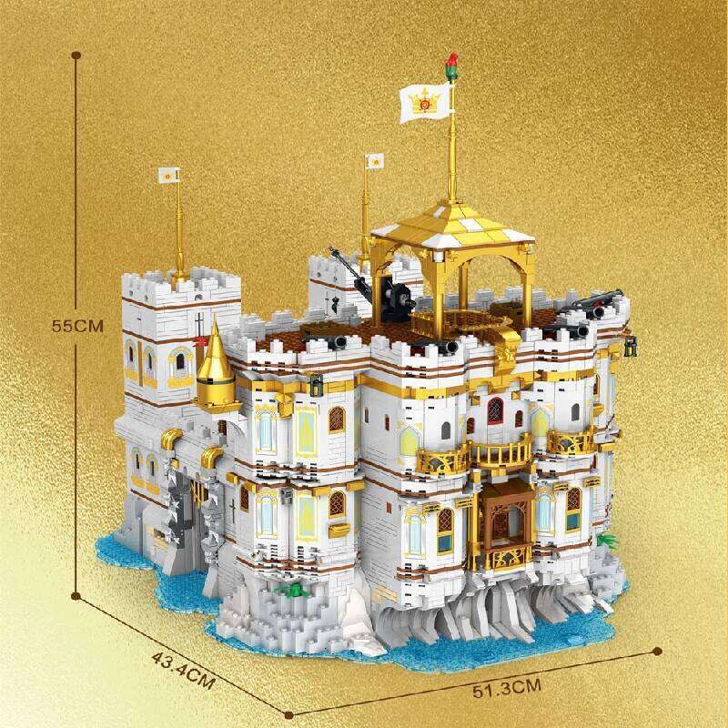 Movie Series Royal Bay Pirate Ship MOC Large Sailing Building Blocks Model Modular Architecture Bricks Sets Kids Toys Boys Gifts Z260306