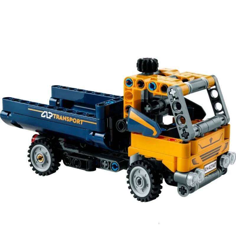 MINISO Technical Dump Truck 2 in 1 Building Blocks Set,Engineering Toy, Buildable Construction Vehicle or Excavator Digger Model Z260306